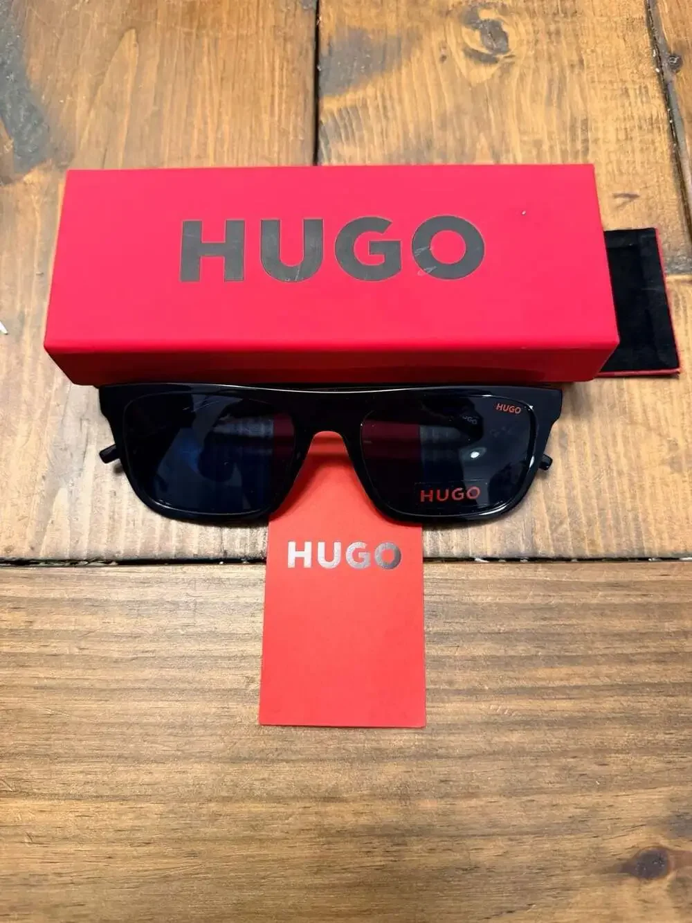 Hugo Boss HG 1297/S Sunglasses with Case - Blue Tibt on Frames - Brand New